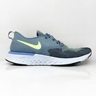 Nike Mens Odyssey React Flyknit 2 AH1015-401 Gray Running Shoes Sneakers Size 12