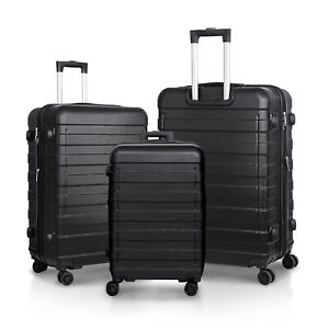 Luggage Set 3 Piece Expandable Suitcase Hardshell Lightweight 22.5