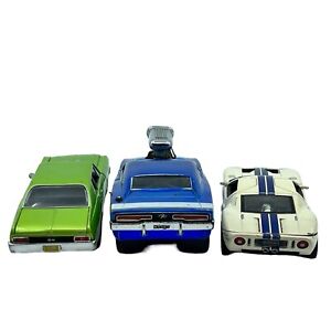 3 Model Car Lot Motor Max Ford GT Muscle Madness Charger Maisto Chevy Nova