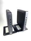 LOT OF 2 -- HP T620 Thin Client AMD GX-217GA 4GB DDR3 16GB SSD with Stand & PS