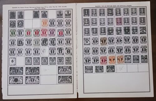 WORLDWIDE - LOT OF STAMPS ON ALBUM PAGES - USED & MH - #107