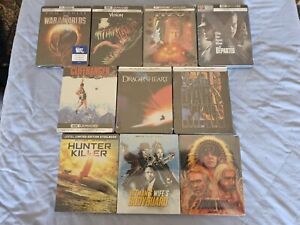 BRAND NEW 4K steelbook lot ALL 10 STEELBOOKS ARE STILL WRAPPED AND NEW MUST C