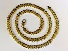 18k Yellow Gold 10.5mm Miami Cuban Necklace, 24