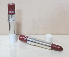CLINIQUE DIFFERENT LIPSTICK - A1 SPICED APPLE - WHITE CAP LOT OF 2