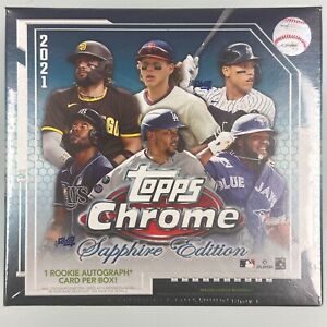 2021 Topps Chrome Baseball Sapphire Edition Box Sealed