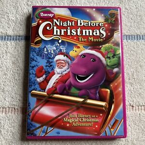 Barney - Night Before Christmas (DVD, 2010, Canadian)