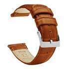 Toffee Brown Alligator Grain Leather Watch Band Watch Band