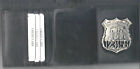 NYS EMT Officer's Style Wallet holds Badge/money/credit cards with a Gift Box