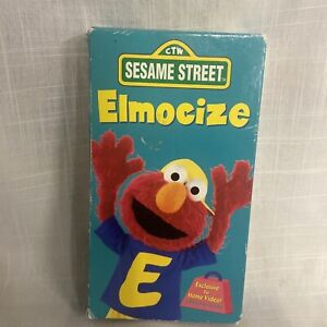 Sesame Street - Elmocize - VHS 1996 - Elmo Kids Video - RARE