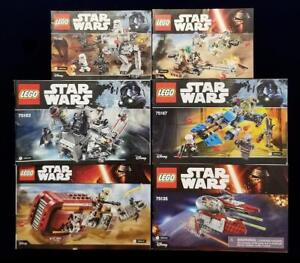LEGO 75099 75133 75135 75165 75167 75183 Star Wars INSTRUCTION MANUALS