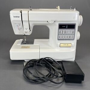 Vintage Brother Sewing Machine with Power Cord Foot Pedal White