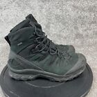 Salomon Boots Men's Size 11.5 Quest 4d GTX Forces Ankle Hiking Green Black