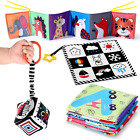 3 Pcs Black and White High Contrast Baby Toys 0-6 Months for Newborn, Babies Sen