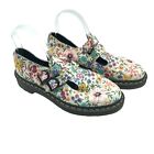 Dr. Martens 8065 Wanderlust Double Strap Floral Mary Jane White Womens 7
