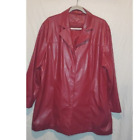 Jennyfer J. | Red Plus Size Mid-Long Trench Coat Size 3X