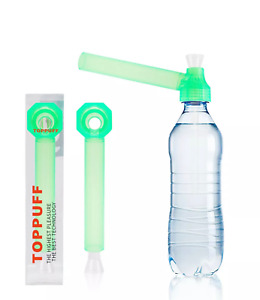 Portable Hookah Screw on Bottle Converter Water Glass Bong Green