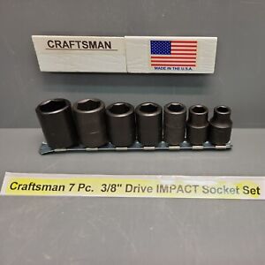 Craftsman Impact Socket Set 3/8