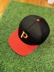 VTG 90s SnapBack Hat - PITTSBURGH PIRATES MLB - Two Tone Plain Logo Cap