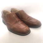 Johnston & Murphy Slip On Shoes Mens Size 9.5 Brown   Loafers Casual Leather