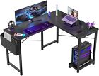 L Shaped Computer Desk - Gaming Table Corner Desk 50 Inch PC Writing Study Desks