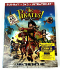 New The Pirates Band Of Misfits BLU-RAY + DVD + ULTRAVIOLET EYE PATCH Bonus DVD
