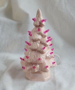 Ceramic Valentine Christmas tree made New from a Vintage Mold... USA