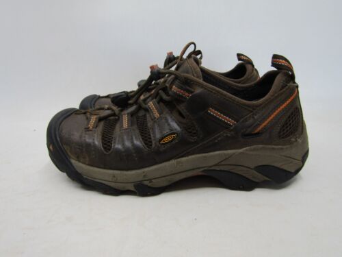 Keen Mens Size 9.5 Brown Leather Comfort Casual Hiking Shoes