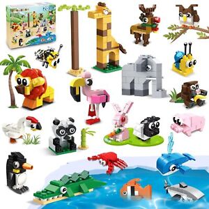 Animals Building Blocks Toy 20 Packs Easter Gifts Party Favors for Kids Age 6-12