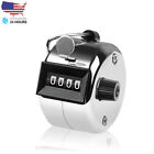 4-Digit-Number Dual Clicker Golf Hand Tally Counter Metal Handy Convenient NEW