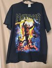 Vintage Manowar shirt Concert shirt Band tee 2005 Heavy Metal Black crew neck XL