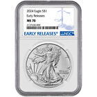2024 American Silver Eagle - NGC MS70 Early Releases