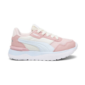 Puma R78 Voyage Lace Up  Youth Girls Blue, Pink, White Sneakers Casual Shoes 382