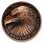 2022 Benin Bald Eagle 1 Kilo .999 Copper Antiqued Coin - Only 2,022 Minted