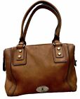 Fossil Genuine Leather, Brown, Satchel, Handbag