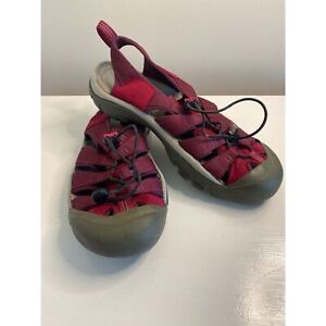 Keen Sandals Women Size 10 Burgundy Red Strap