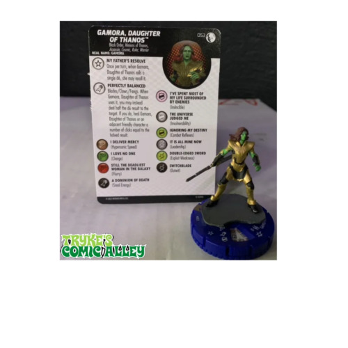 Heroclix Disney+ What If Gamora Daughter Of Thanos Chase 053 w/Card