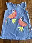 Tea Collection - Parrot Graphic Baby Dress Size 9-12 months