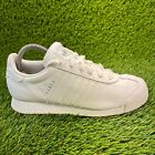 Adidas Originals Samoa Boys Size 6Y White Athletic Leather Shoes Sneakers G99720