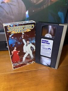 Saturday Night Fever VHS John Travolta 1982 Paramount Home Video Gatefold