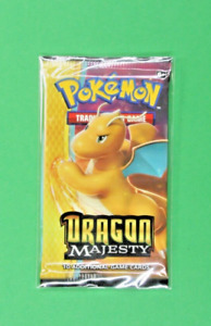 Pokémon TCG Dragon Majesty 2018 Booster Pack Artwork Factory Sealed