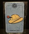 Good Mythical Morning GMM Pin Of The Month Chase’s Hat Pin. February 2023. RARE.