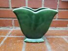 McCoy Pottery Green Ceramic Tulip Vase Planter Vintage USA 309