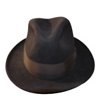 Vintage Beaver Hat Fedora  Genuine Fur Felt XXXXX Brown