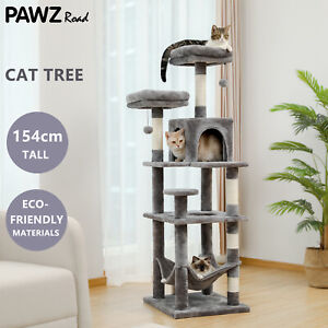 PAWZ Road Cat Tree Scratching Post Tower Condo House for Large Cats Beds 60.6