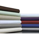 1200tc Egyptian Cotton Home Bedding Collection King Size Solid/Striped Colors