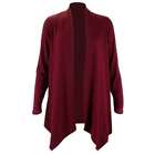 Womens Long Open Front Slouchy Cardigan Sweater Sleeve Casual Loose Drape Ladies