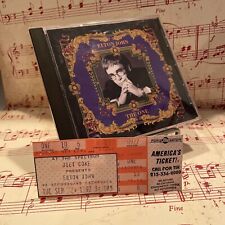The One by Elton John (CD, Jun-1992, MCA) - Bonus Vintage Concert Ticket 9/22/92