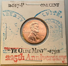 2017-P Lincoln Shield Penny / 1 cent / Only 
