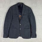 Scotch & Soda Sport Coat Jacket Mens Medium Textured Cotton Wool Luxury Blazer