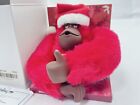 Kipling Monkey key chain with box Christmas Mascot Monkey Program XL Santa Claus